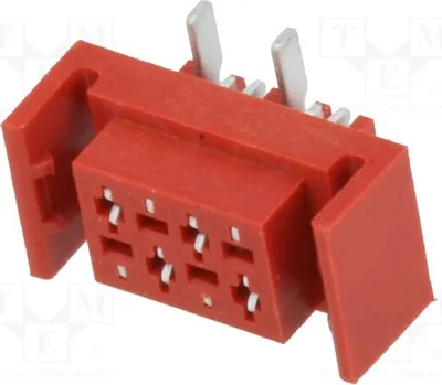 Image de 2 plaques de connexion, connecteur à broches (4 broches femelle), 1A, -6-L-04-2, connecteur à pas de 1,27 mm, 30V