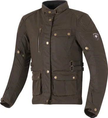 Produktbild von Merlin Harriet Damen Motorrad Wachsjacke, oliv, XS