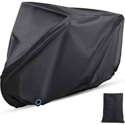 Immagine prodotto di Copertura impermeabile e antipolvere per bicicletta, con protezione UV, colore nero, taglia XL