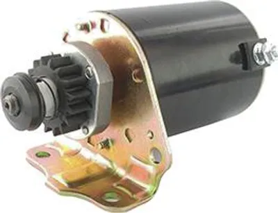 Image de Démarreur électrique à 16 dents pour moteurs monocylindres Briggs & Stratton. Remplace les pièces d'origine : 399169, 490420, 4949