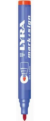 Produktbild von LYRA Permanent-Marker 1-4 mm, rot