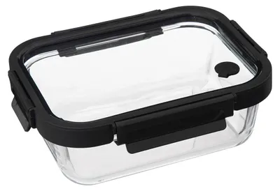 Produktbild von Glasbehälter für Lebensmittel mit luftdichtem Deckel, transparent