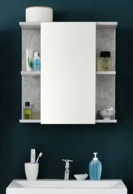Produktbild von trendteam Bad Spiegelschrank Nano Beton Stone Melamin 60 x 62 x 20 cm
