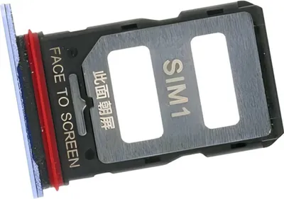 Produktbild von SIM-Kartenhalter für Xiaomi 13T (2306EPN60G), Blau