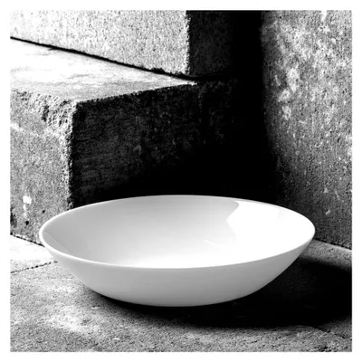 Produktbild von Suppenteller Zelie 20 cm, Glas, Weiß