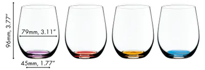 Produktbild von Riedel HAPPY "O" Vol. 2 Becher 4 Stück – personalisiert mit Gravur