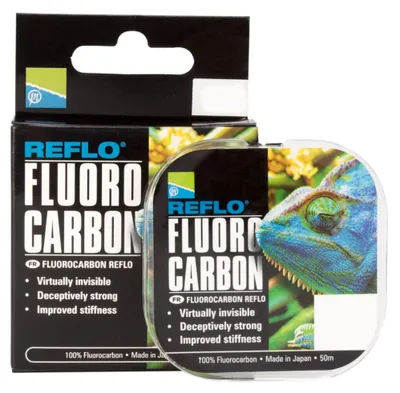 Produktbild von Preston Reflo Fluorocarbon - 50m Schnur, Durchmesser:0.16mm, Tragkraft:1.741kg