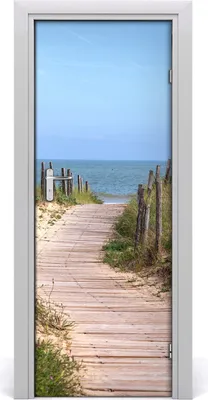 Produktbild von Tulup Türaufkleber 75x205 cm Dekorative Aufkleber Selbstklebend Wasserdichte Tapete Abnehmbar Schlafzimmer Wohnzimmer Wohnkultur - Weg zum Strand