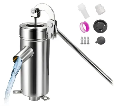Productafbeelding van Handarmpomp, roestvrij staal, voor tuin, grondwater tot 10 m