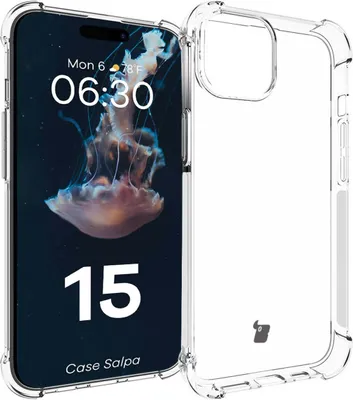 Produktbild von Bizon Case Salpa Apple iPhone 15 klar