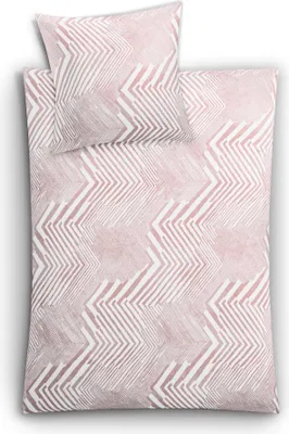 Produktbild von Kleine Wolke Bettwäsche Satin, Macra Pastellrose, 1-135x200 /1-80x 80