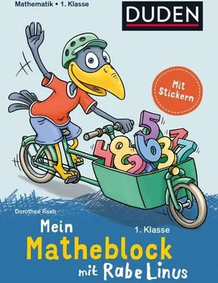 Produktbild von Mein Matheblock mit Rabe Linus - 1. Klasse