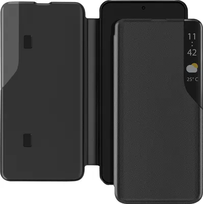 Produktbild von Avizar, Xiaomi Redmi Note 14 5G Klapphülle mit Video-Ständer, Schwarz