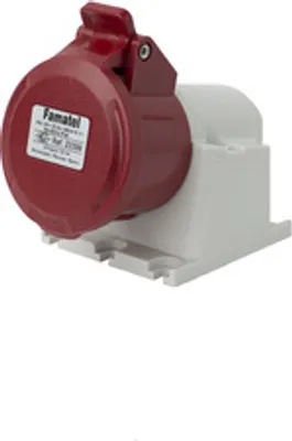 Obrázok produktu pre Trvalá zásuvka 16A 4P 400V červená IP44 23399 Famatel