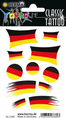Produktbild von Herma 3389 3389 Tattoos Deutschland Fahnen