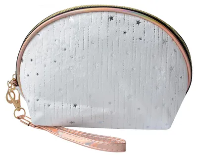 Immagine prodotto di Sacchetto cosmetico da donna Juleeze, colore bianco, dimensioni 22x8x14 cm