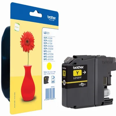 Produktbild von Brother LC-121 Y gelb