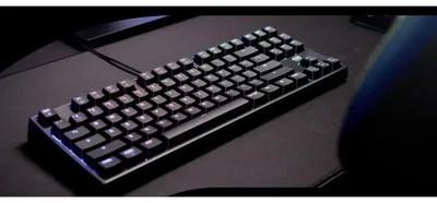 Produktbild von XTRFY K4V2 RGB TKL RETRO Mechanische Gaming-Tastatur – TKL-Format – RGB-Beleuchtung – Schwarz