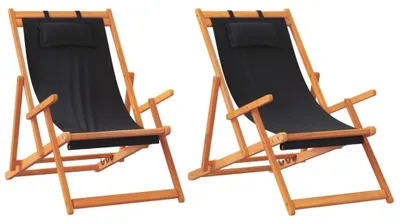 Immagine prodotto di Set di 2 sedie pieghevoli da spiaggia