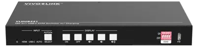 Produktbild von VivoLink VLHUB221 - 2x1 Switcher / Audio Disembedder