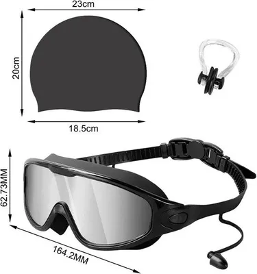 Produktbild von Schwimmbrille für Damen und Herren – UV-Schutz – Anti-Beschlag-Beschichtung – klare Sicht