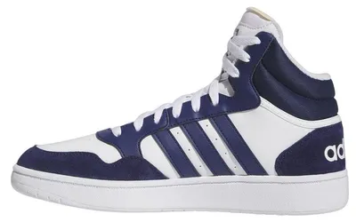 Image de Adidas - Baskets pour homme « Hoops 3.0 »,  PP5034 (43,5 EU) (blanc/bleu marine foncé)