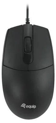Produktbild von Equip Optische Maus USB-A Silent Rechts-Linkshänder 1.5m sw