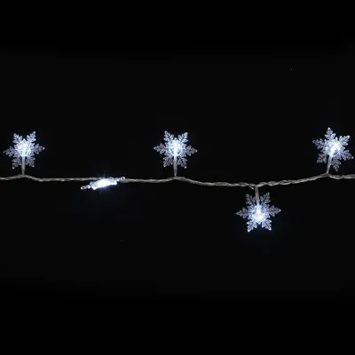 Image de Guirlande flocons 50 Led