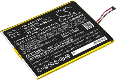 Produktbild von TECHTEK Akku Kompatibel mit [Amazon] Kindle Fire HD 10.1 9th, M2V3R5 Ersetzt 2955C7, für 58-000280