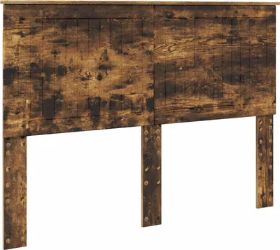 Produktbild von vidaXL Kopfteil mit Kopfteil Geräucherte Eiche 140 cm Holzwerkstoff