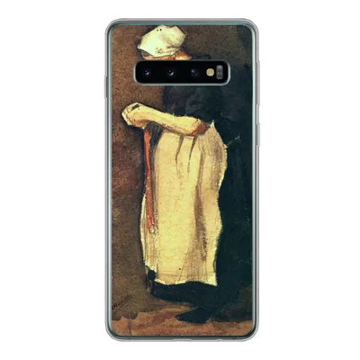 Produktbild von MuchoWow® Handyhülle Schutzhülle Hülle für Samsung Galaxy S10 Die Scheveningerin - Vincent van Gogh Silikon Softcase Handy Hülle - Handytasche
