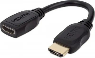 Zdjęcie produktu dla Manhattan 354523, HDMI 19-pin, HDMI 19-pin, 0,2 m, Czarny