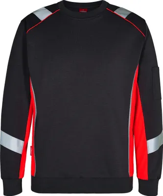 Produktbild von Cargo Sweatshirt Schwarz/Rot, Gr. XL Engel 8871-257