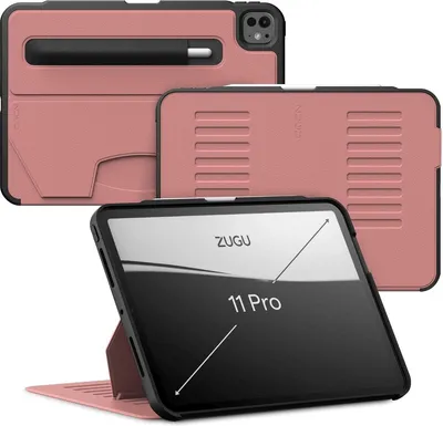 Produktbild von Zugu Case Hülle iPad Pro 11" (M4-M5) – Verstellbarer Magnetständer mit 8 Winkeln – Sichere Magnetbefestigung an jeder Metalloberfläche – Kompatibilität mit drahtlosem Aufladen des Apple Pencils