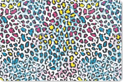 Produktbild von MuchoWow® Schreibtischunterlage Panther - Regenbogen - Muster 60x40 cm - XXL Mauspad - Großes Mauspad