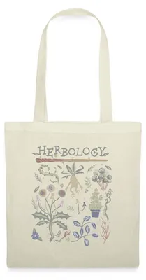 Produktbild von Spreadshirt Harry Potter Herbology Botanische Kräuter Stoffbeutel, One size, Natur