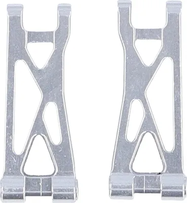 Immagine prodotto di 2pcs RC Car Swing Arm lega posteriore inferiore sospensione per 1/24 parti di aggiornamento argento