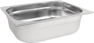 Produktbild von Vogue GN-Behälter GN1/2 - 10cm - 6,2L - 6 Behälter - Edelstahl