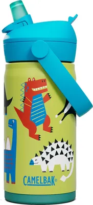 Zdjęcie produktu dla CamelBak Thrive Flip Straw Kids, 400 ml, Codzienne użytkowanie, Niebieski, Oliwkowy, Stal nierdzewna, Dziecko, Chłopak, dziewczyna