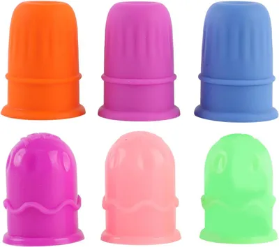 Obrázek produktu pro Masážní kelímky na obličej – sada kelímků – pro zlepšení pleti – 6 kusů – 60 g – průhledné