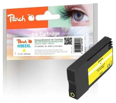 Produktbild von Peach PI300-1030, Hohe (XL-) Ausbeute, Gelb, 27 ml, 1 Stück(e), 160 Seiten, Einzelpackung