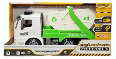 Produktbild von Müllwagen mit polnischer Sprachausgabe – SWEDE