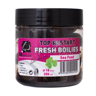 Obrázek produktu pro LK Baits boilie v dipu Fresh Boilie TopRestart Sea Food 250ml Průměr: 18mm