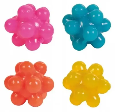 Produktbild von TRIXIE Set Noppenbälle, Gummi, Ø 3,5 cm, 4 Stück