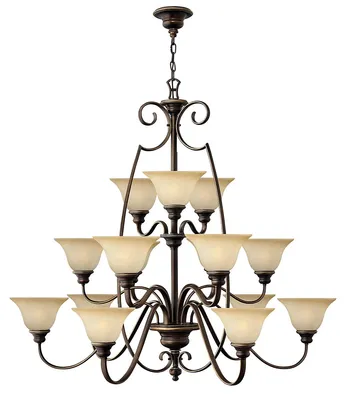 Produktbild von Elstead Cello Kronleuchter E27 15-fach Antike Bronze
