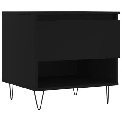 Produktbild von Möbel Couchtisch - Wohnzimmer Tisch modern - Schwarz 50x46x50 cm Holzwerkstoff - Kaffeetisch CLORIS9320735
