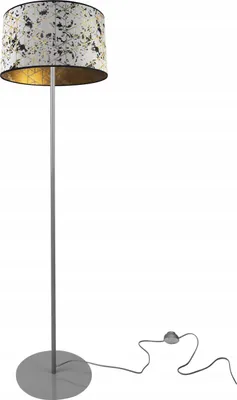 Obrázek produktu pro Stojací lampa, kov, stínidlo, vzor