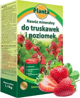 Obrázek produktu pro Minerální hnojivo pro jahody a jahodníky 1 kg Bohaté výnosy