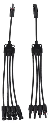 Image de Connecteur solaire Y-Branchement 1000 V 50 A IP67 Adaptateur parallèle étanche pour usage extérieur