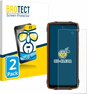 Produktbild von 2x Für Blackview BV8200 Schutzfolie BROTECT Displayschutz Display Schutz Folie Klar Transparent